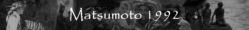 Matsumoto 1992